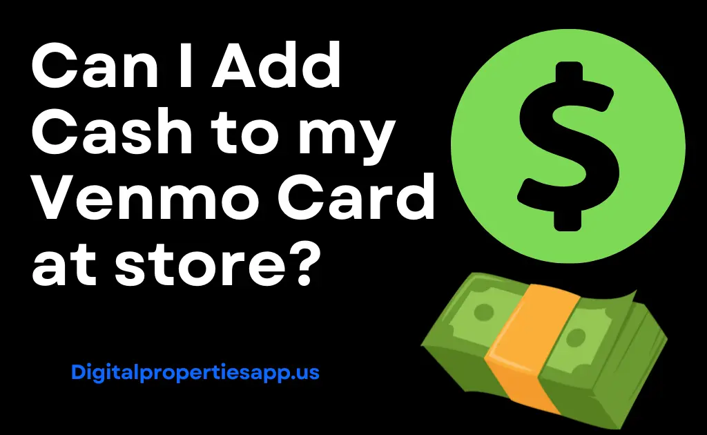 Add Cash to my Venmo Card at store